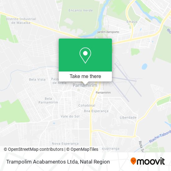 Trampolim Acabamentos Ltda map