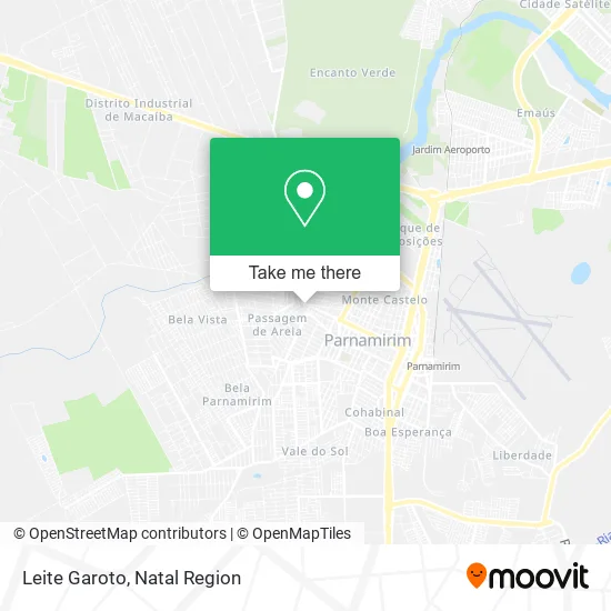 Leite Garoto map
