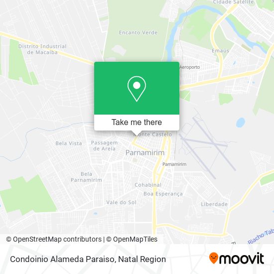 Condoinio Alameda Paraiso map