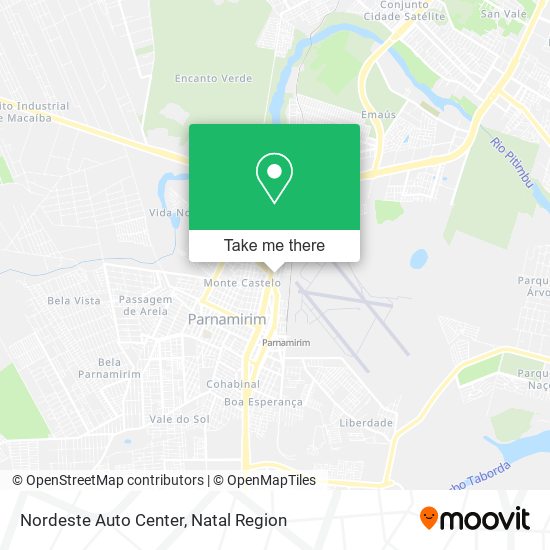 Nordeste Auto Center map