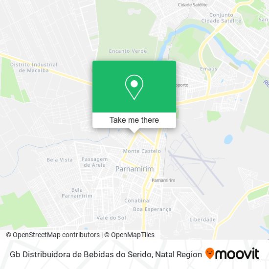 Gb Distribuidora de Bebidas do Serido map