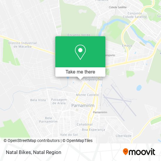 Natal Bikes map