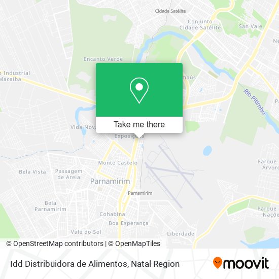 Mapa Idd Distribuidora de Alimentos