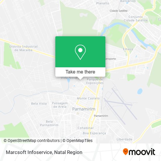 Mapa Marcsoft Infoservice