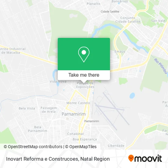 Inovart Reforma e Construcoes map