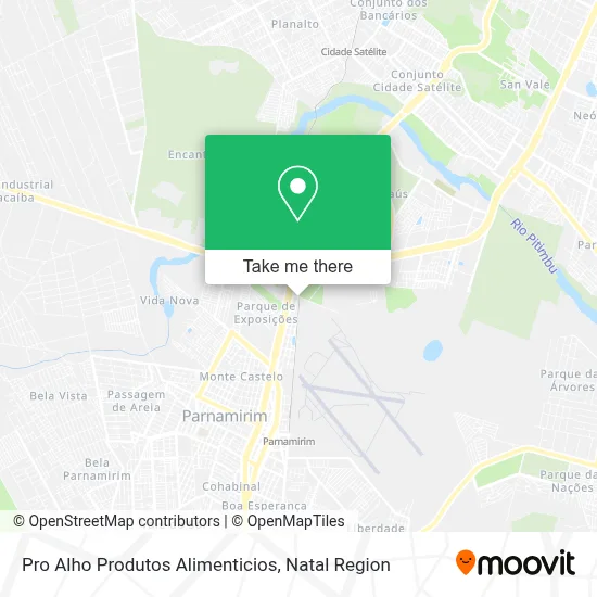 Pro Alho Produtos Alimenticios map