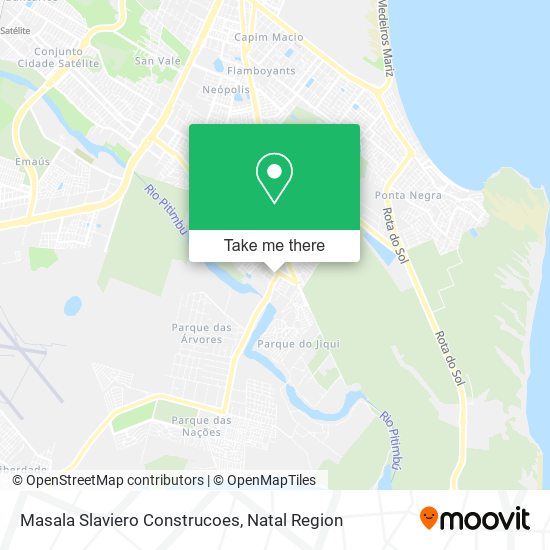 Masala Slaviero Construcoes map