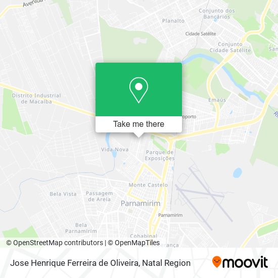 Jose Henrique Ferreira de Oliveira map