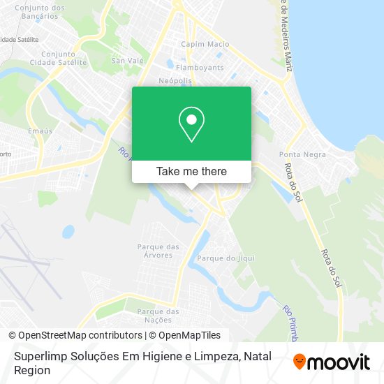 Mapa Superlimp Soluções Em Higiene e Limpeza