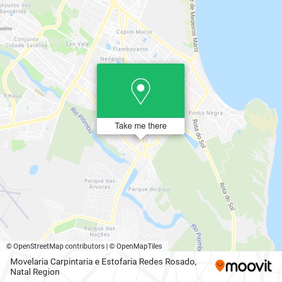 Movelaria Carpintaria e Estofaria Redes Rosado map