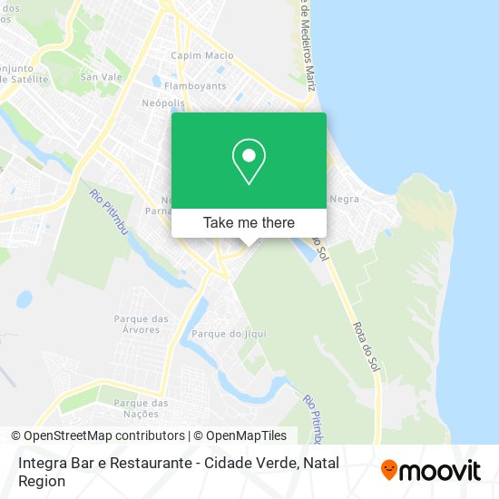 Integra Bar e Restaurante - Cidade Verde map