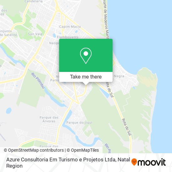 Mapa Azure Consultoria Em Turismo e Projetos Ltda