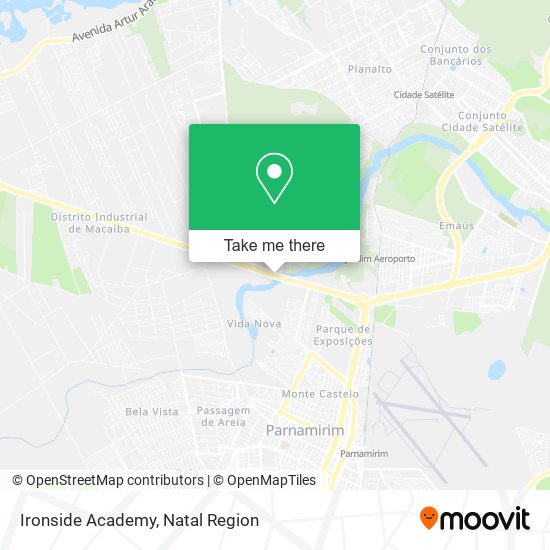 Ironside Academy map