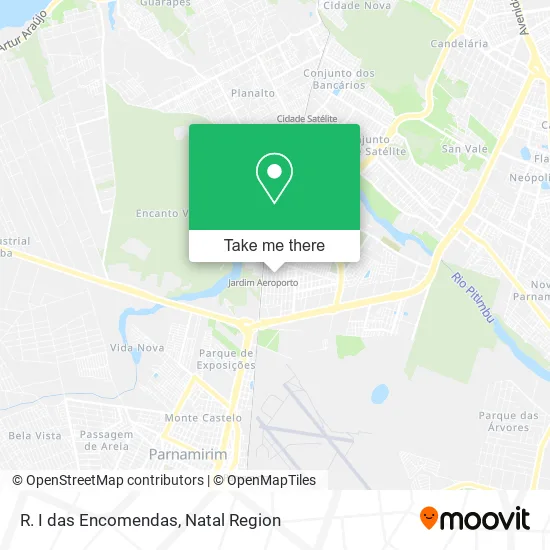 R. I das Encomendas map