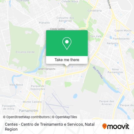 Mapa Centes - Centro de Treinamento e Servicos