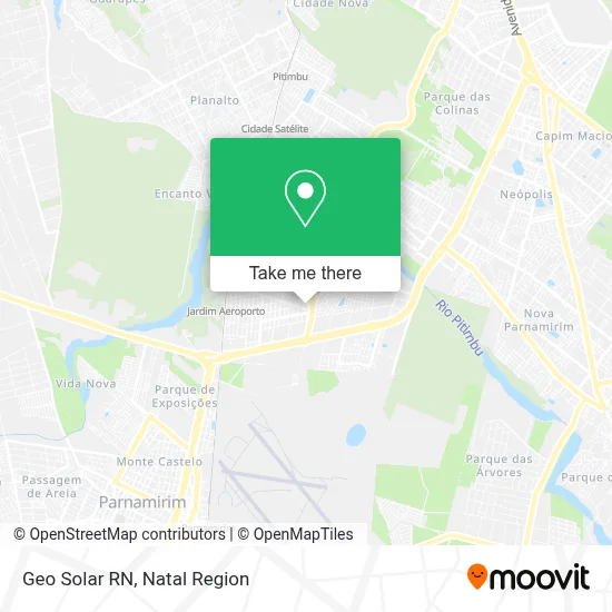 Geo Solar RN map