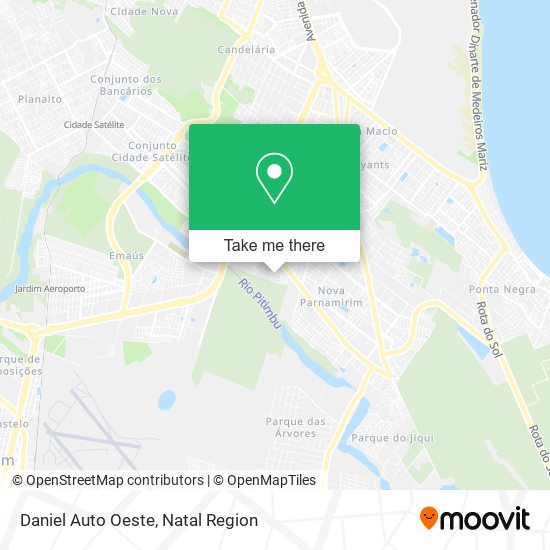 Mapa Daniel Auto Oeste