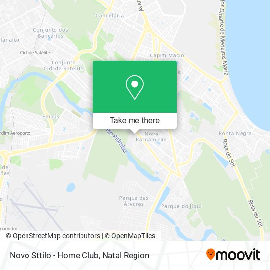 Novo Sttilo - Home Club map