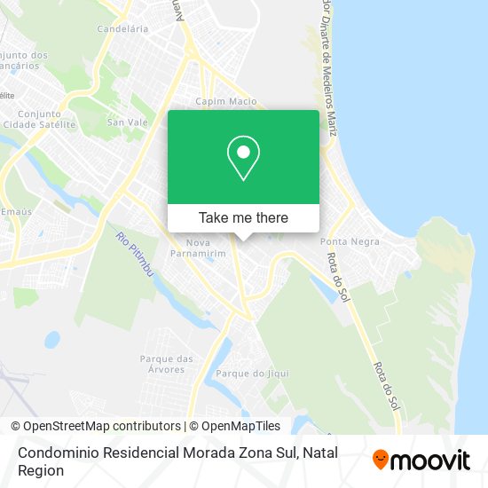 Condominio Residencial Morada Zona Sul map