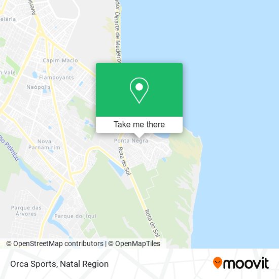 Orca Sports map