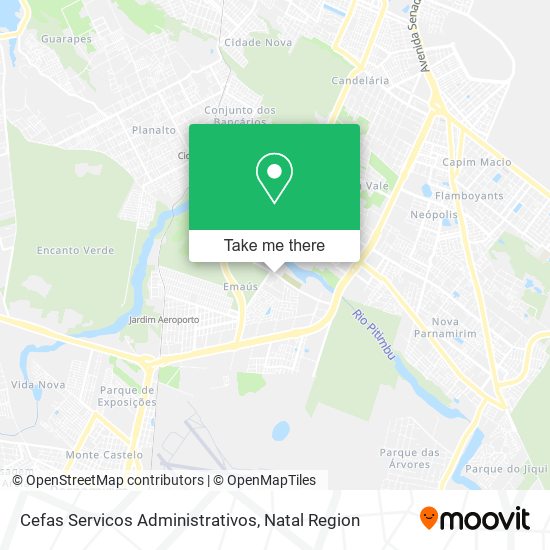 Cefas Servicos Administrativos map