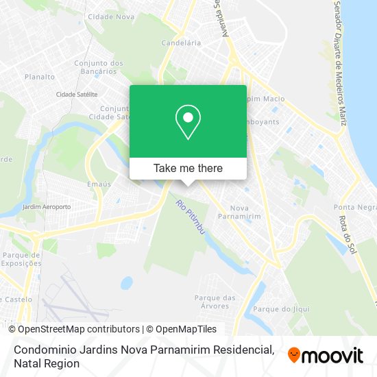 Condominio Jardins Nova Parnamirim Residencial map