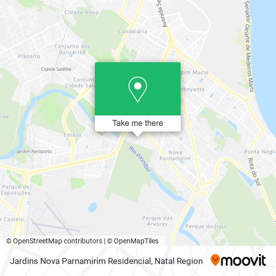 Jardins Nova Parnamirim Residencial map