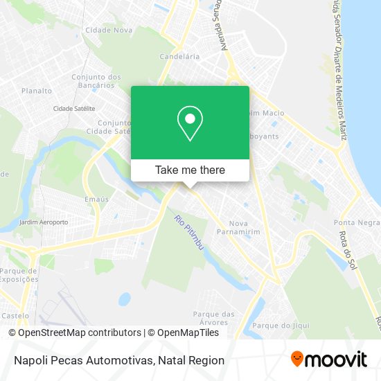 Napoli Pecas Automotivas map