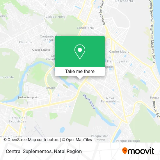Central Suplementos map