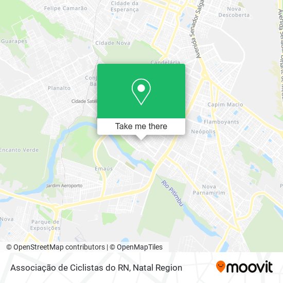 Associação de Ciclistas do RN map