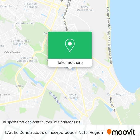 L'Arche Construcoes e Incorporacoes map