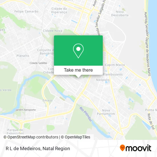 R L de Medeiros map