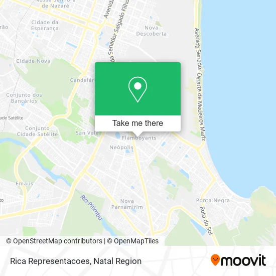 Rica Representacoes map