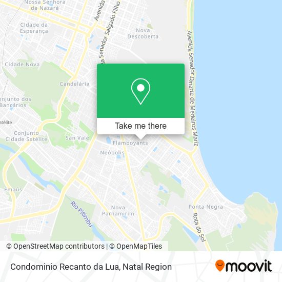 Condominio Recanto da Lua map