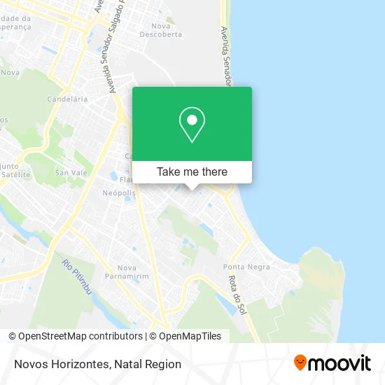 Novos Horizontes map