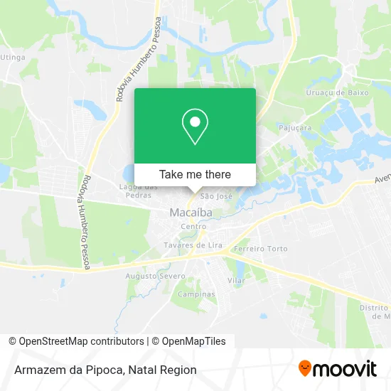 Armazem da Pipoca map