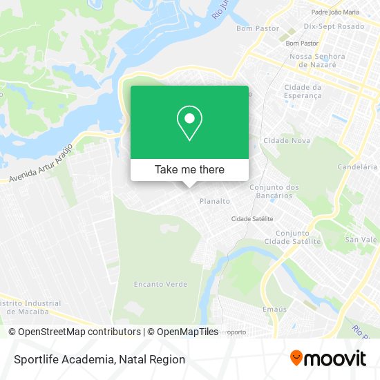 Sportlife Academia map