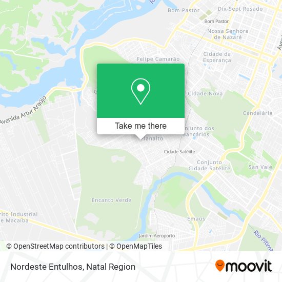 Nordeste Entulhos map