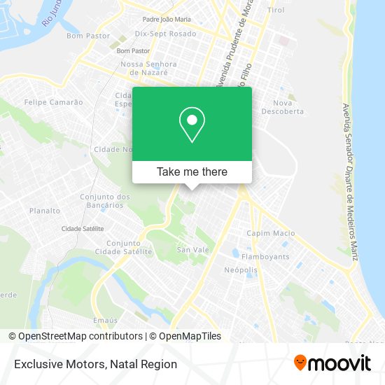 Exclusive Motors map