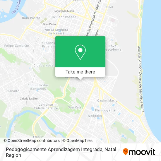 Pedagogicamente Aprendizagem Integrada map