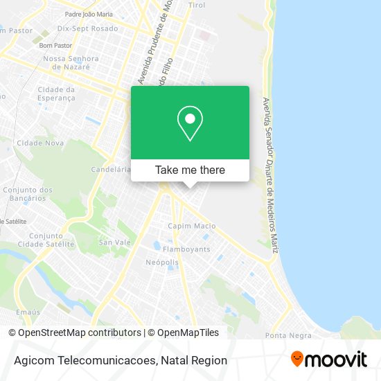 Agicom Telecomunicacoes map