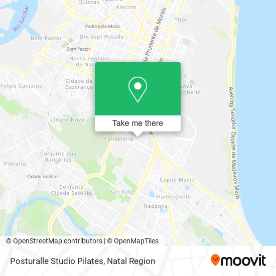 Posturalle Studio Pilates map