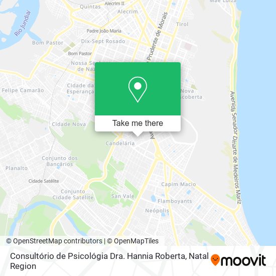 Consultório de Psicológia Dra. Hannia Roberta map