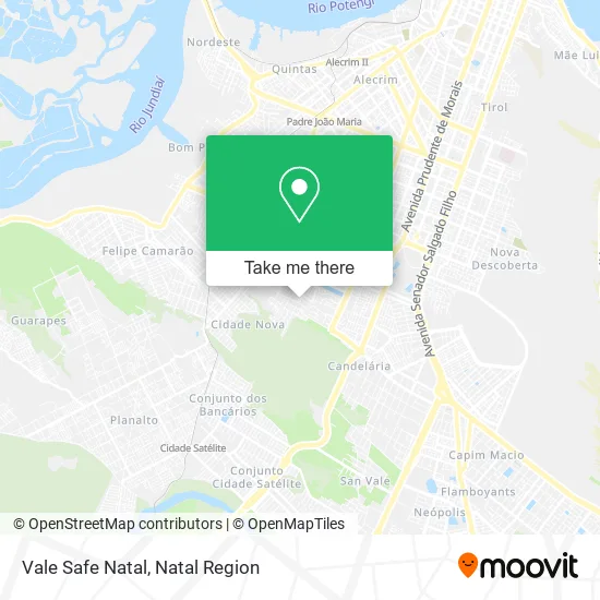 Vale Safe Natal map