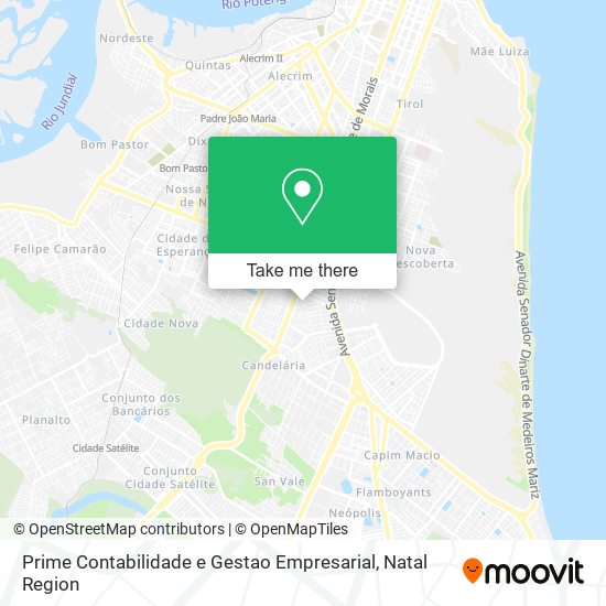 Prime Contabilidade e Gestao Empresarial map