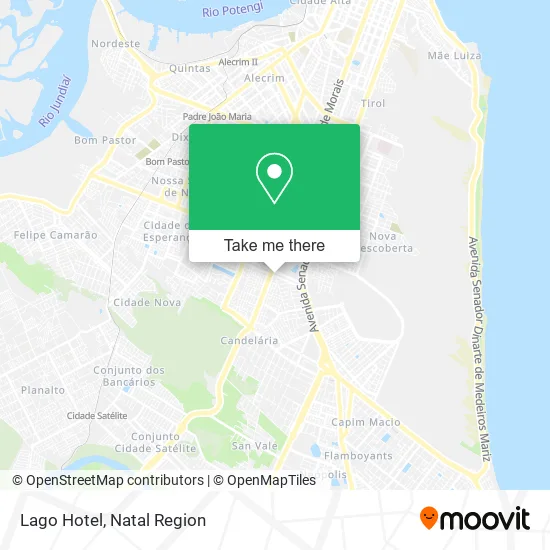 Lago Hotel map