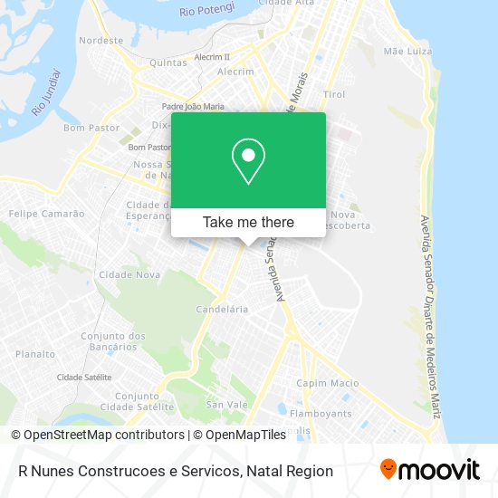 Mapa R Nunes Construcoes e Servicos