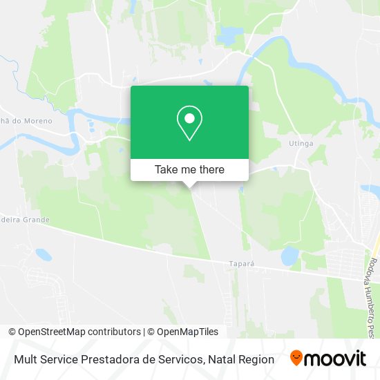 Mult Service Prestadora de Servicos map