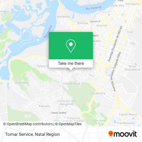 Tomar Service map