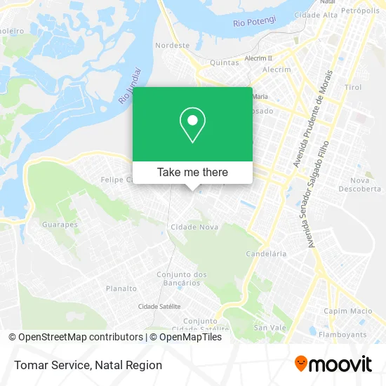 Tomar Service map